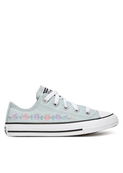 Converse Trampki Chuck Taylor All Star Florals A11776C Błękitny ze sklepu MODIVO w kategorii Trampki dziecięce - zdjęcie 182597385