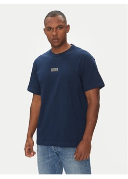 Versace Jeans Couture T-Shirt 78GAHT08 Granatowy Regular Fit ze sklepu MODIVO w kategorii T-shirty męskie - zdjęcie 182597447