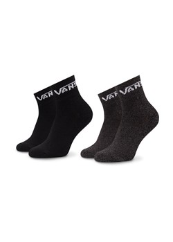 Vans Zestaw 2 par wysokich skarpet dziecięcych Drop V Classic VN0A7PTC Czarny ze sklepu MODIVO w kategorii Skarpetki dziecięce - zdjęcie 182597476