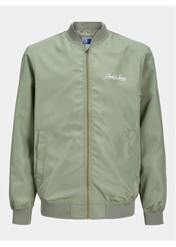 Jack&Jones Junior Kurtka bomber Oliver 12249437 Zielony Regular Fit ze sklepu MODIVO w kategorii Kurtki chłopięce - zdjęcie 182597505