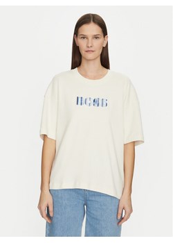 BOSS T-Shirt 50532093 Biały Relaxed Fit ze sklepu MODIVO w kategorii Bluzki damskie - zdjęcie 182597546