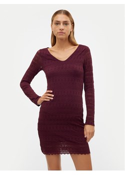 Vero Moda Sukienka koktajlowa Zoe 10315445 Bordowy Slim Fit - id: 0000304510922 - marki Vero Moda - 182597637 Vero Moda Sukienka koktajlowa Zoe 10315445 Bordowy Slim Fit ze sklepu MODIVO w kategorii Sukienki - zdjęcie 182597637
