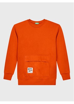 United Colors Of Benetton Bluza 3J74C106M Czerwony Regular Fit ze sklepu MODIVO w kategorii Bluzy chłopięce - zdjęcie 182597837