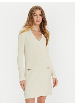 Gaudi Sukienka dzianinowa 421FD13014 Beżowy Slim Fit ze sklepu MODIVO w kategorii Sukienki - zdjęcie 182597938