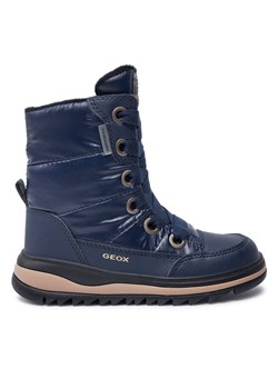 Geox Kozaki J Adelhide Girl B Ab J16EWA 0LVBC C4002 M Granatowy ze sklepu MODIVO w kategorii Buty zimowe dziecięce - zdjęcie 182598007