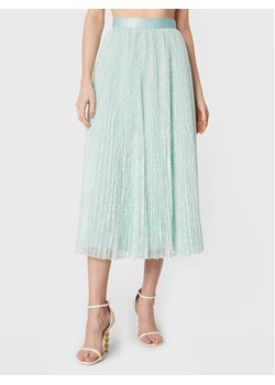 TWINSET Spódnica plisowana 231TP2691 Zielony Relaxed Fit ze sklepu MODIVO w kategorii Spódnice - zdjęcie 182598107