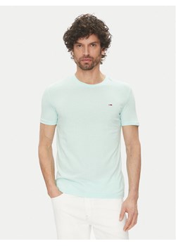 Tommy Jeans T-Shirt DM0DM20363 Zielony Slim Fit ze sklepu MODIVO w kategorii T-shirty męskie - zdjęcie 182598136