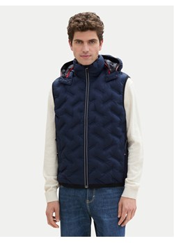 Tom Tailor Kamizelka 1041313 Granatowy Regular Fit - id: 0000304723964 - marki Tom Tailor - 182598139 Tom Tailor Kamizelka 1041313 Granatowy Regular Fit ze sklepu MODIVO w kategorii Kamizelki męskie - zdjęcie 182598139
