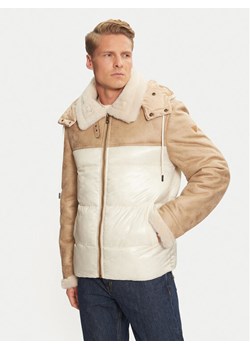 Guess Kurtka zimowa M4BL37 WGJL0 Beżowy Regular Fit ze sklepu MODIVO w kategorii Kurtki męskie - zdjęcie 182598236