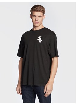 New Era T-Shirt Chicago White Sox League Essential 60284724 Czarny Relaxed Fit ze sklepu MODIVO w kategorii T-shirty męskie - zdjęcie 182598407