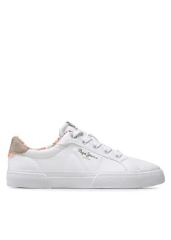 Pepe Jeans Sneakersy Kenton Flag G PGS30568 Biały ze sklepu MODIVO w kategorii Trampki dziecięce - zdjęcie 182598478