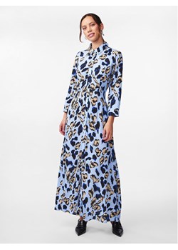 YAS Sukienka koszulowa Savanna 26022663 Niebieski Loose Fit ze sklepu MODIVO w kategorii Sukienki - zdjęcie 182598527