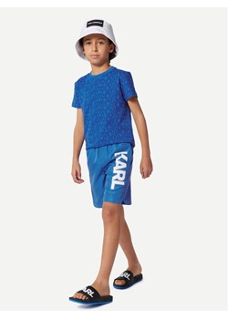 Karl Lagerfeld Kids T-Shirt Z30036 S Niebieski Regular Fit ze sklepu MODIVO w kategorii T-shirty chłopięce - zdjęcie 182598547