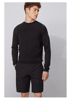 Boss Sweter Rowin 50427754 Czarny Regular Fit ze sklepu MODIVO w kategorii Swetry męskie - zdjęcie 182598655