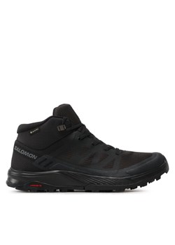 Salomon Trekkingi Outrise Mid Gtx L47143500 Czarny ze sklepu MODIVO w kategorii Buty trekkingowe męskie - zdjęcie 182598747