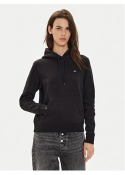 Tommy Jeans Bluza Flag DW0DW19727 Czarny Regular Fit ze sklepu MODIVO w kategorii Bluzy damskie - zdjęcie 182599008