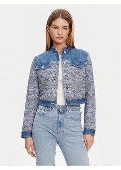 Guess Kurtka jeansowa W5GL23 WH610 Niebieski Regular Fit ze sklepu MODIVO w kategorii Kurtki damskie - zdjęcie 182599257