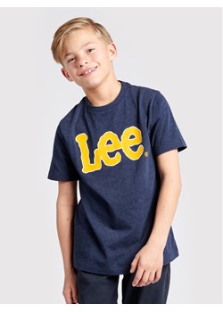 Lee T-Shirt LEE0042 Granatowy Regular Fit ze sklepu MODIVO w kategorii T-shirty chłopięce - zdjęcie 182599306