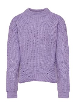Kids ONLY Sweter Girley 15194949 Fioletowy Regular Fit ze sklepu MODIVO w kategorii Swetry dziewczęce - zdjęcie 182599397