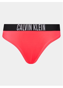 Calvin Klein Swimwear Dół od bikini KW0KW02509 Czerwony ze sklepu MODIVO w kategorii Stroje kąpielowe - zdjęcie 182599399