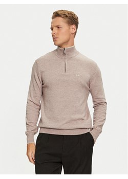 La Martina Sweter ZMS003 YW091 Brązowy Regular Fit ze sklepu MODIVO w kategorii Swetry męskie - zdjęcie 182599408