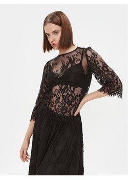 Maryley Bluzka 23IB731/82NE Czarny Regular Fit ze sklepu MODIVO w kategorii Bluzki damskie - zdjęcie 182599477