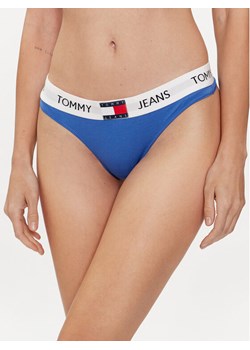 Tommy Jeans Stringi UW0UW04956 Niebieski ze sklepu MODIVO w kategorii Majtki damskie - zdjęcie 182599529