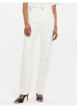 Karl Lagerfeld Jeans Jeansy 241J1106 Biały Straight Fit ze sklepu MODIVO w kategorii Jeansy damskie - zdjęcie 182599547
