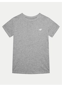 4F T-Shirt 4FJWMM00TTSHF1658 Szary Slim Fit ze sklepu MODIVO w kategorii T-shirty chłopięce - zdjęcie 182599618