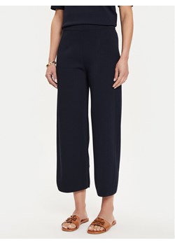 Max Mara Leisure Spodnie materiałowe Grembo 24263360 Granatowy Relaxed Fit ze sklepu MODIVO w kategorii Spodnie damskie - zdjęcie 182599645