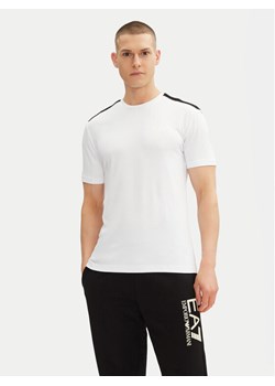 EA7 Emporio Armani T-Shirt 7M000299 AF13739 U0002 Biały Slim Fit ze sklepu MODIVO w kategorii T-shirty męskie - zdjęcie 182599745
