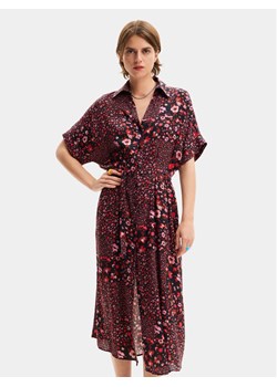 Desigual Sukienka koszulowa Candela 24SWVW41 Czarny Loose Fit ze sklepu MODIVO w kategorii Sukienki - zdjęcie 182599748