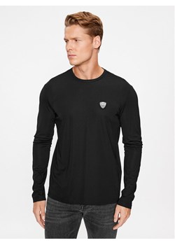 EA7 Emporio Armani Longsleeve 8NPT17 PJRGZ 1200 Czarny Regular Fit ze sklepu MODIVO w kategorii T-shirty męskie - zdjęcie 182599827