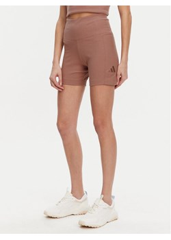 adidas Kolarki ALL SZN Rib JJ1232 Różowy Slim Fit ze sklepu MODIVO w kategorii Szorty - zdjęcie 182599888