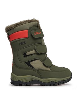 CMP Śniegowce Kids Hexis Snow Boot Wp 30Q4634 Zielony ze sklepu MODIVO w kategorii Buty zimowe dziecięce - zdjęcie 182600109