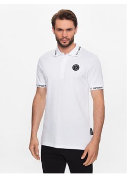 Plein Sport Polo Tiger SACC MTK6047 STE003N Biały Regular Fit ze sklepu MODIVO w kategorii T-shirty męskie - zdjęcie 182600135