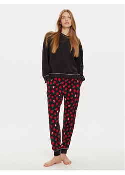 DKNY Piżama YI90025 Czarny Regular Fit ze sklepu MODIVO w kategorii Piżamy damskie - zdjęcie 182600148