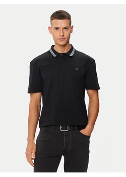 Hugo Polo Doucano 50510036 Czarny Regular Fit ze sklepu MODIVO w kategorii T-shirty męskie - zdjęcie 182600167