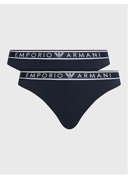Emporio Armani Underwear Komplet 2 par fig klasycznych 163334 3R227 00135 Granatowy ze sklepu MODIVO w kategorii Majtki damskie - zdjęcie 182600186