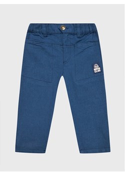 United Colors Of Benetton Spodnie materiałowe 42GUGF00R Granatowy Regular Fit ze sklepu MODIVO w kategorii Spodnie chłopięce - zdjęcie 182600318