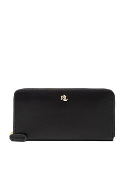 Lauren Ralph Lauren Duży Portfel Damski Zip Cont Wlt 432876730003 Czarny ze sklepu MODIVO w kategorii Portfele damskie - zdjęcie 182600339