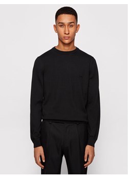 Boss Sweter Pacas-L 50442138 Czarny Regular Fit ze sklepu MODIVO w kategorii Swetry męskie - zdjęcie 182600366