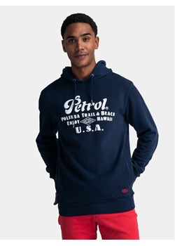 Petrol Industries Bluza M-1040-SWH302 Granatowy Regular Fit ze sklepu MODIVO w kategorii Bluzy męskie - zdjęcie 182600418