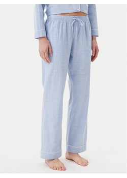 Hunkemöller Spodnie piżamowe 301492 Błękitny Regular Fit ze sklepu MODIVO w kategorii Piżamy damskie - zdjęcie 182600425