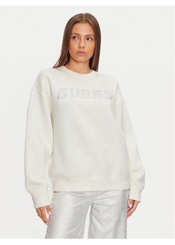 Guess Bluza V4BQ15 K7UW2 Beżowy Regular Fit ze sklepu MODIVO w kategorii Bluzy damskie - zdjęcie 182600438