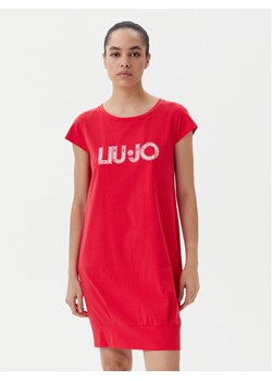 Liu Jo Beachwear Sukienka codzienna VA5194 JS003 Czerwony Regular Fit - id: 0000304987397 - marki Liu Jo - 182600439 Liu Jo Beachwear Sukienka codzienna VA5194 JS003 Czerwony Regular Fit ze sklepu MODIVO w kategorii Sukienki - zdjęcie 182600439
