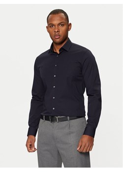 Calvin Klein Koszula K10K108229 Granatowy Slim Fit ze sklepu MODIVO w kategorii Koszule męskie - zdjęcie 182600505