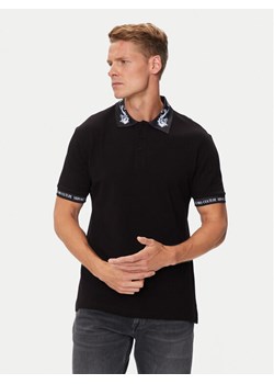 Versace Jeans Couture Polo 76GAGT00 Czarny Regular Fit ze sklepu MODIVO w kategorii T-shirty męskie - zdjęcie 182600506
