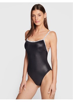 Calvin Klein Swimwear Strój kąpielowy KW0KW01958 Czarny ze sklepu MODIVO w kategorii Stroje kąpielowe - zdjęcie 182600555