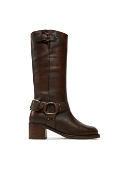 Bronx Kozaki High boots 14291-A Brązowy ze sklepu MODIVO w kategorii Kozaki damskie - zdjęcie 182600568